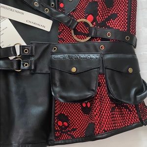 $FIRM (81 likes already ) NWT skull corset - goth-edgy-emo Plus Sized